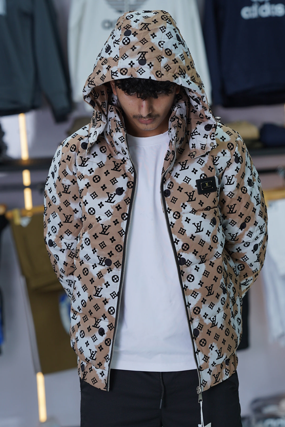 LV PUFFER JACKET MADE IN VEITNAM
