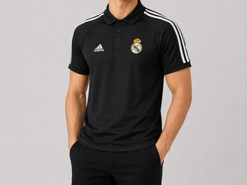 ADIDAS X BARCELONA EMBROIDED POLO SHIRT