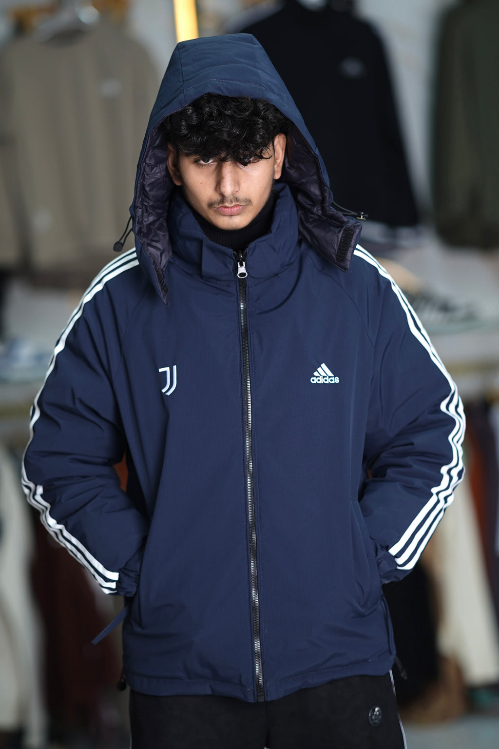 ADDIDAS  DOUBLE SIDE PUFFER JACKET MADE IN VEITNAM