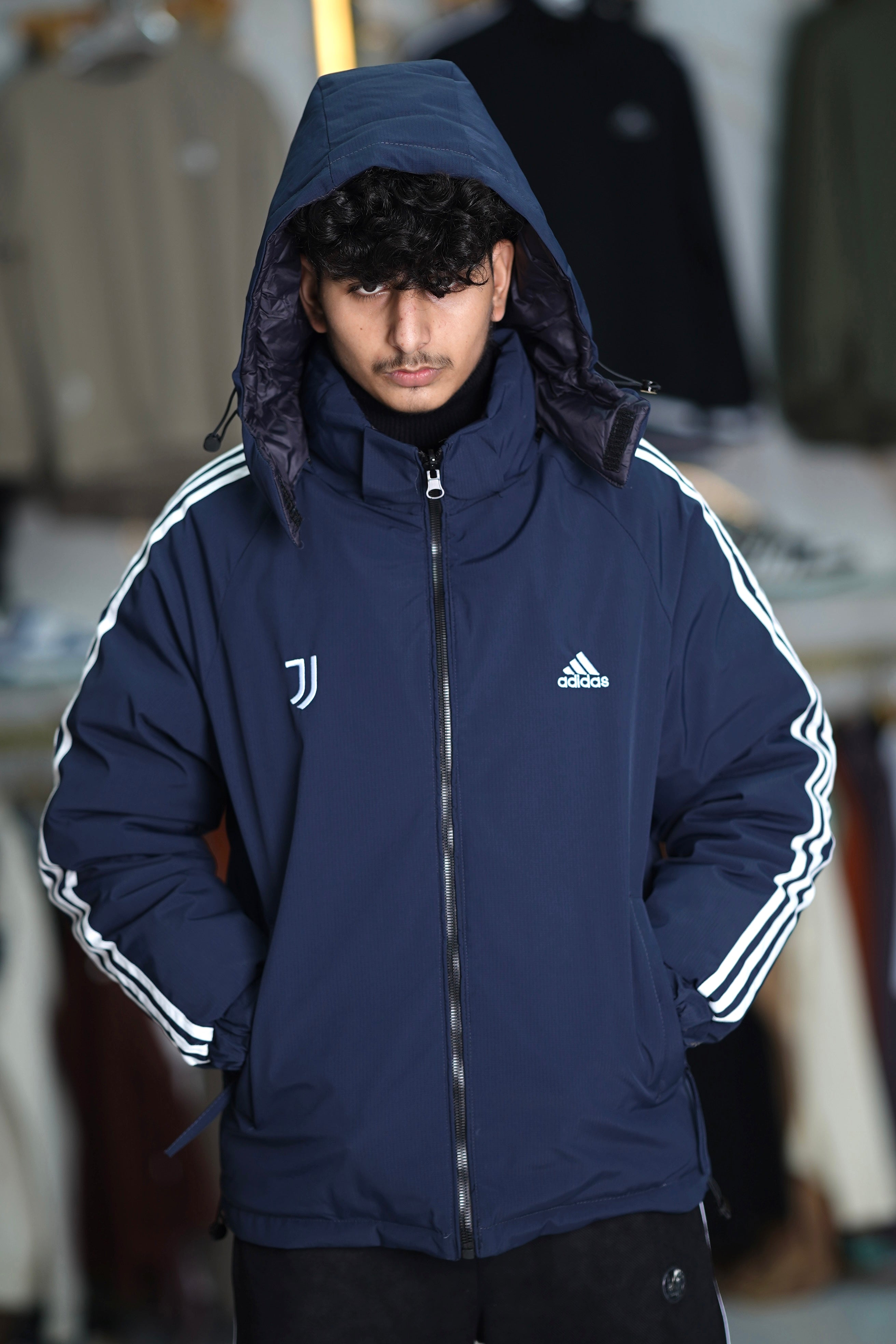 ADDIDAS  DOUBLE SIDE PUFFER JACKET MADE IN VEITNAM
