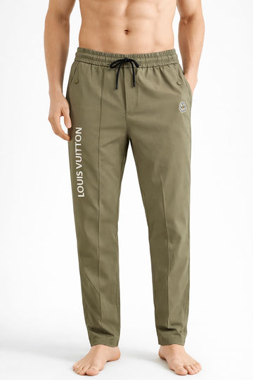 LV & MONCLER FRONT PIPING IMPORTED TROUSER