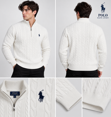 POLO HALF ZIP MADE IN TURKEY SWEAT SHIRT