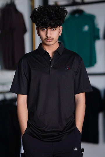 MONCLER STICHLESS 100% HYBRID POLO SHIRT