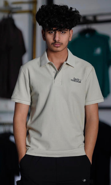 LOUIS VETAN EMBROIDED COTTON PK POLO SHIRT