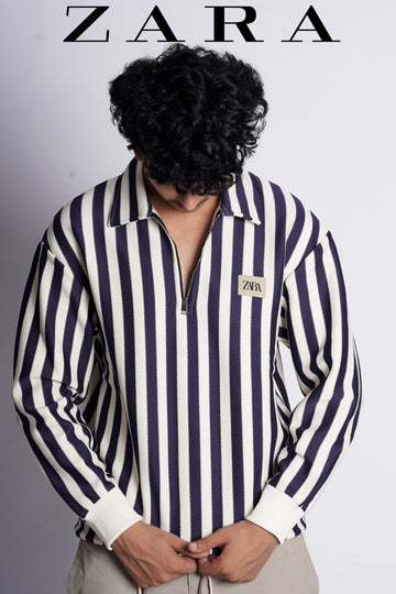 ZARA MAN OLD MONEY FLEECE SHIRT