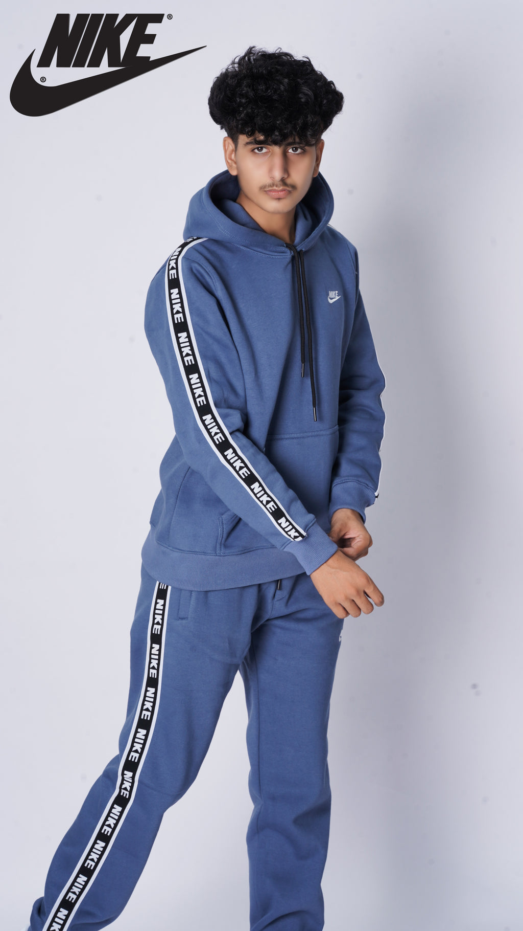 NIKE 100% HYBRID COTTON FLEECE TRACKSUIT