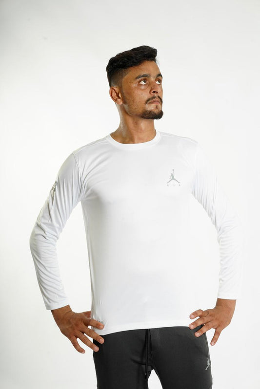 JORDN DRIFIT FULL SLEEVE SHIRT IN WHITE