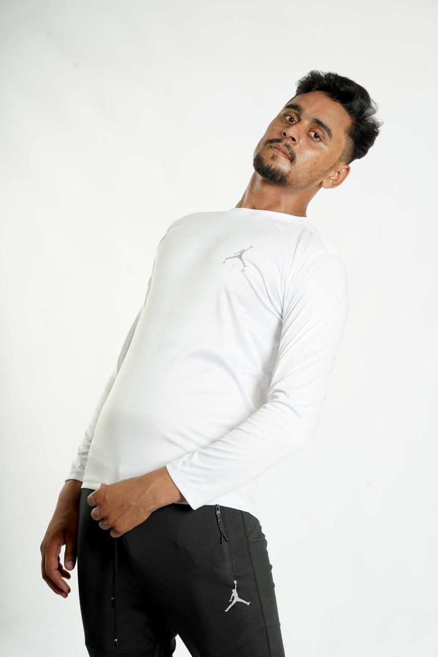 JORDN DRIFIT FULL SLEEVE SHIRT IN WHITE