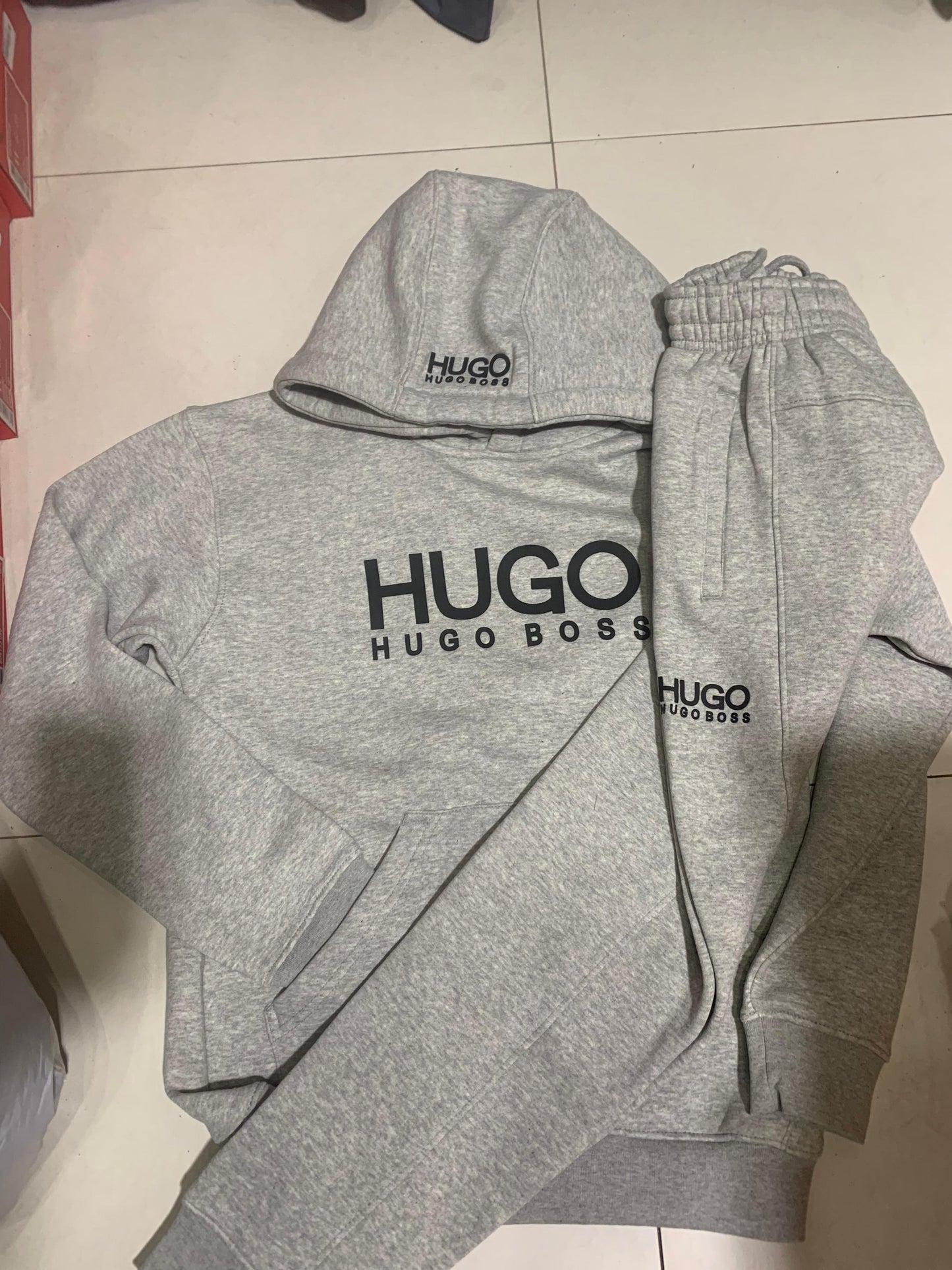 HUGO BOSS 100% HYBRID FLEECE TRKSUIT