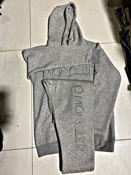 MONCLER 100% HYBRID FLEECE TRKSUIT