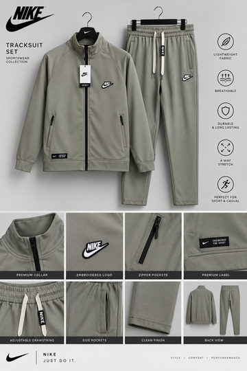 Nike Premium Valvet Fleece Zipper Tracksuit