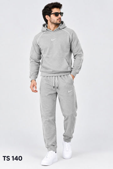 NIKE 100% Cotton Fleece Track suit Piping