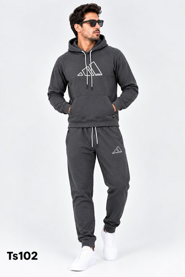 Adidas 100% Hybrid Cotton Fleece Track Suit
