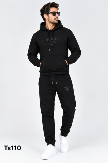 PRADA 100% Hybrid Cotton Fleece Track Suit
