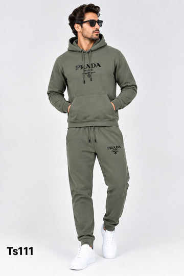 PRADA100% Hybrid Cotton Fleece Track Suit