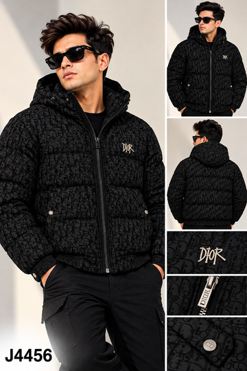 DIOR PRINTED PUFFER JACKET