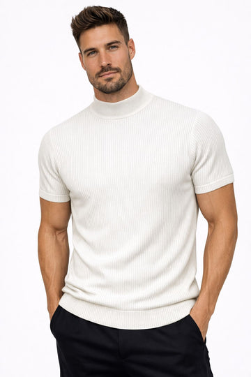 OLD MONEY NECK KNIT T.SHIRT