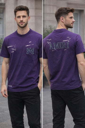 AMIRI 100% COTTON HYBRID T SHIRT