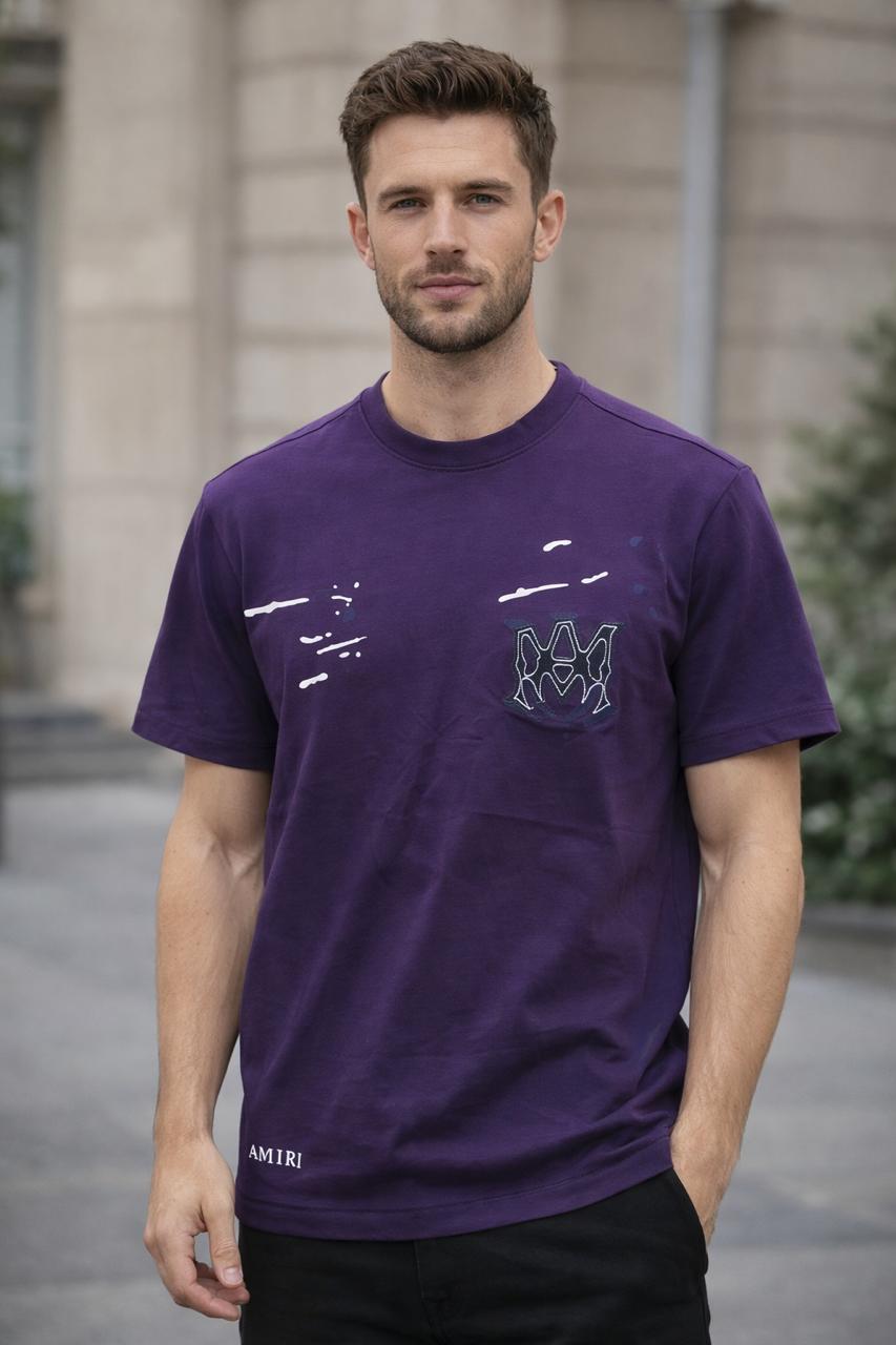 AMIRI 100% COTTON HYBRID T SHIRT