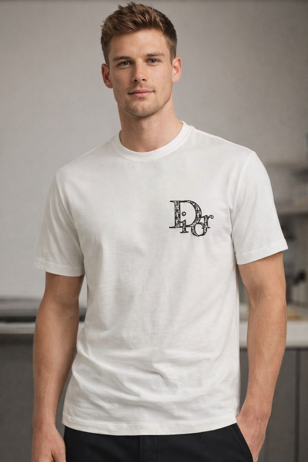 DIOR 100% COTTON T SHIRT