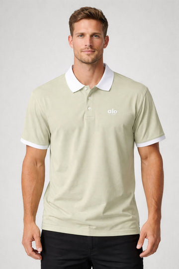 ALO COTTON 100% HYBRID POLO SHIRT