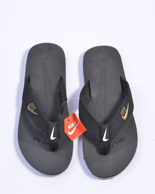 NIK IMPORTED FLIP FLOPS IN BLACK